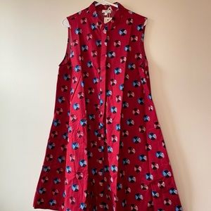 NWT Zuri sleeveless A-line dress, Size Large